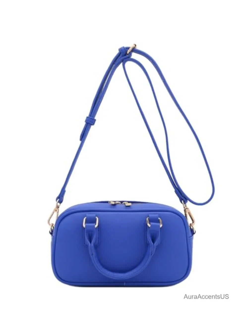 Mini PU Leather Satchel Purse Top Handle Crossbody Bag